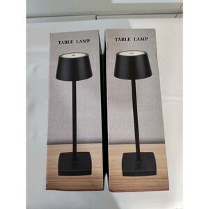 2 PACK LED Touch Lamp Modern Simple‎ Rechargeable Dimmable Touch BRONZE